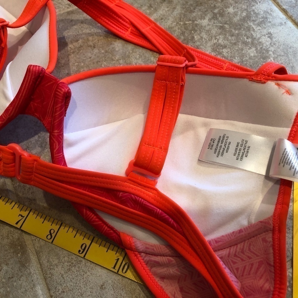 🆕 Lole Kapiti orange & pink adjustable bikini… - Picture 8 of 12